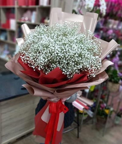Букет цветов из: Гипсофила в Омсукчан