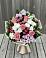 Букет цветов из: Альстромерии, Гвоздики, Розы и Хризантемы в Омсукчан