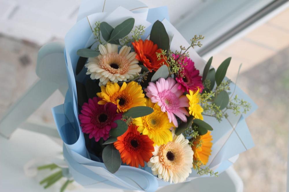 Букет цветов из: Герберы в Омсукчан