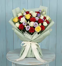 Букет цветов из:  Розы в Омсукчан