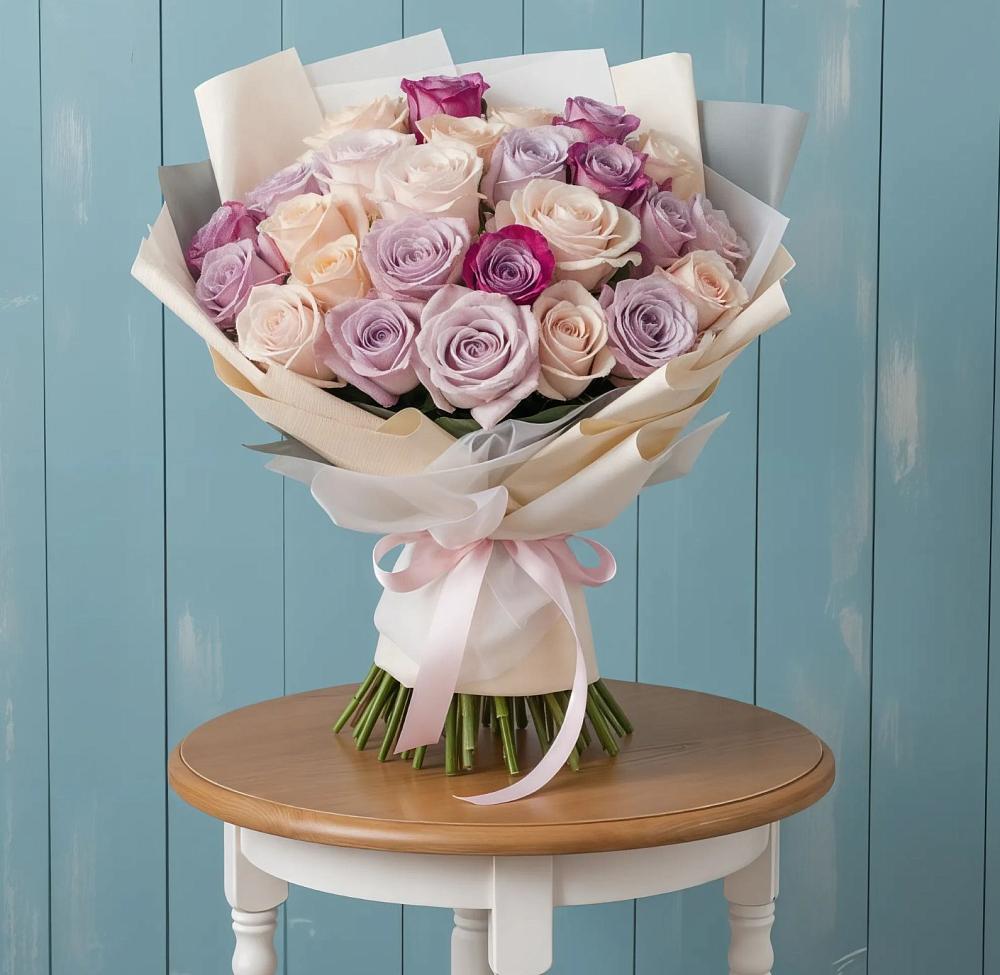 Букет цветов из: Розы в Омсукчан