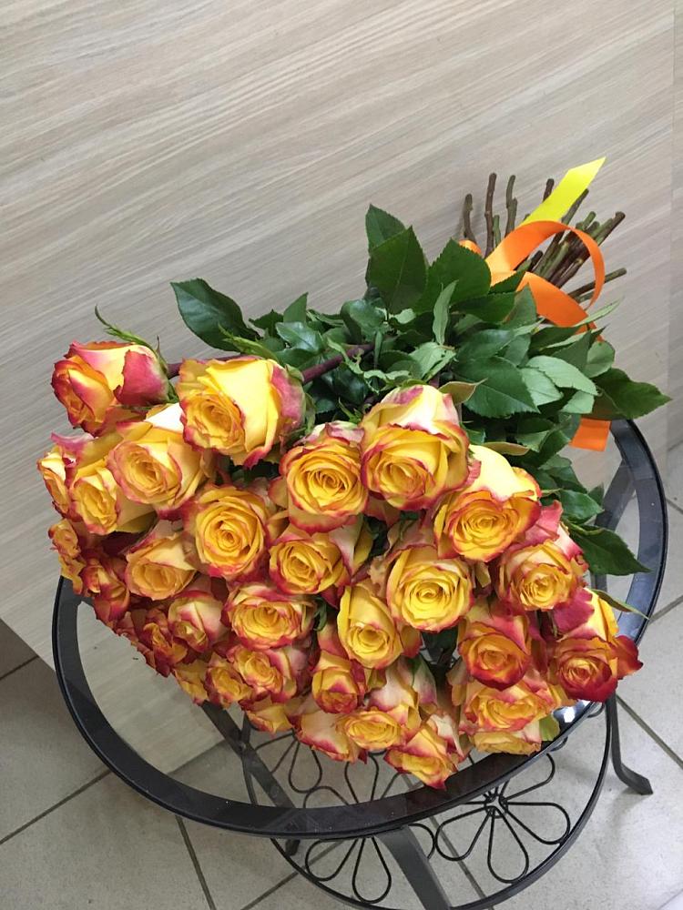 Букет Желтые розы в Омсукчан