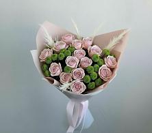 Букет цветов из:  Розы и Хризантемы в Омсукчан