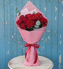 Букет цветов из:  Розы в Омсукчан