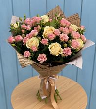 Букет цветов из:  Розы в Омсукчан